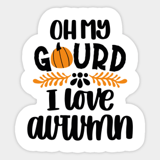 I LOVE AUTUMN Sticker